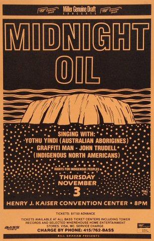 Midnight Oil Poster
