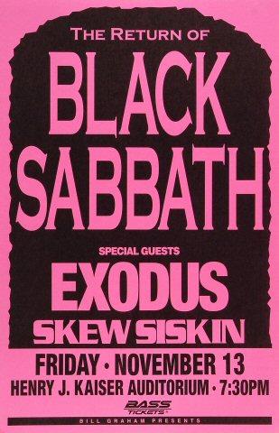 Black Sabbath Poster