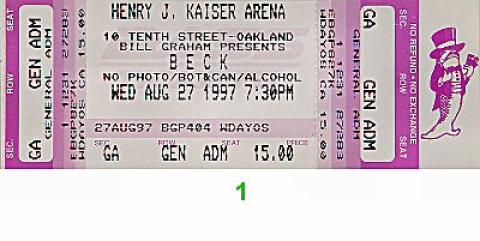 Beck Vintage Ticket