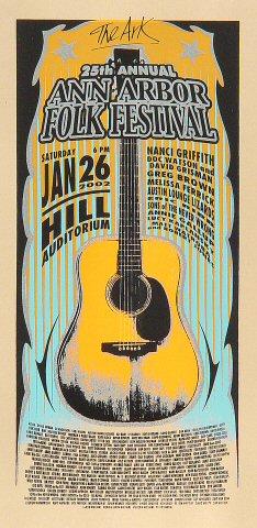 Ann Arbor Folk Festival Handbill