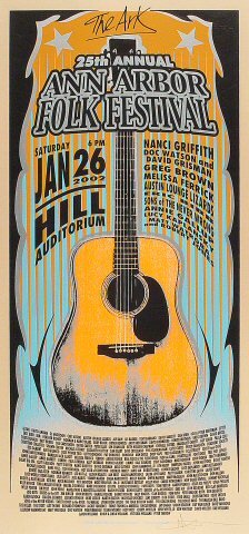Ann Arbor Folk Festival Silkscreen