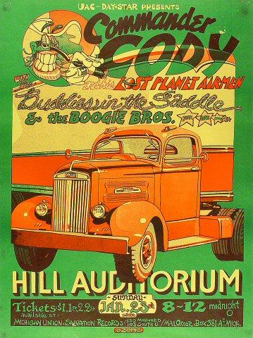 Commander Cody & His Lost Planet Airmen Poster