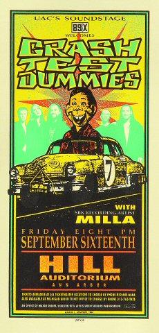 Crash Test Dummies Handbill