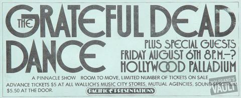 Grateful Dead Handbill