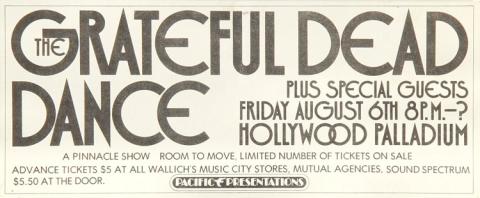 Grateful Dead Handbill