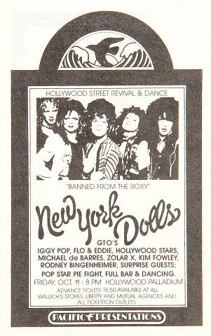 The New York Dolls Handbill