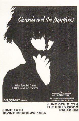 Siouxsie & the Banshees Handbill