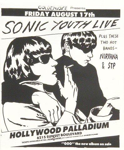 Sonic Youth Handbill