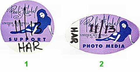 Paula Abdul Backstage Pass