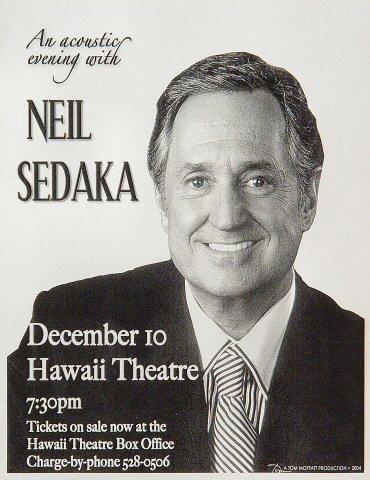 Neil Sedaka Handbill