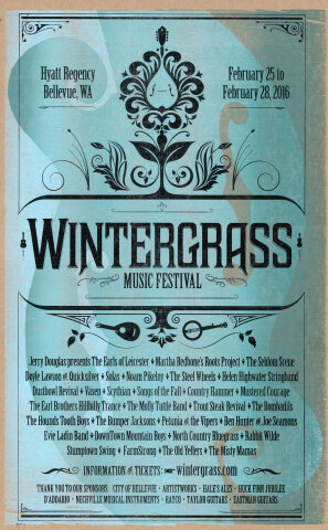 Wintergrass Music Festival Silkscreen