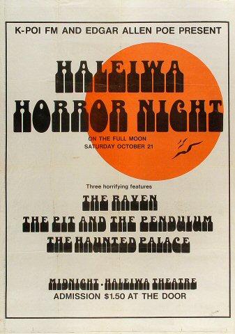 Haleiwa Horror Night Poster