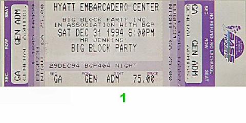 The Doobie Brothers Vintage Ticket