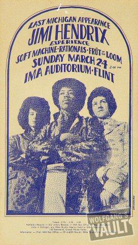 Jimi Hendrix Experience Handbill