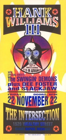 Hank Williams III Handbill