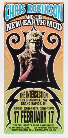 Chris Robinson and New Earth Mud Handbill