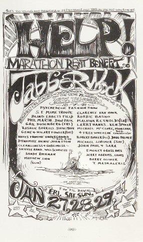 Help Marathon Rent Benefit Handbill