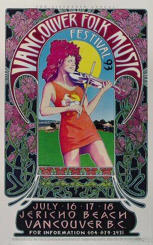 Vancouver Folk Music Festival Poster