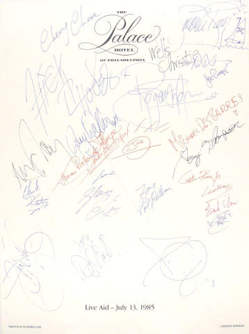 Live Aid Poster