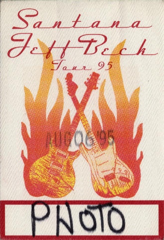 Santana Backstage Pass