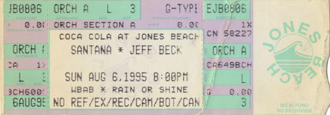 Santana Vintage Ticket