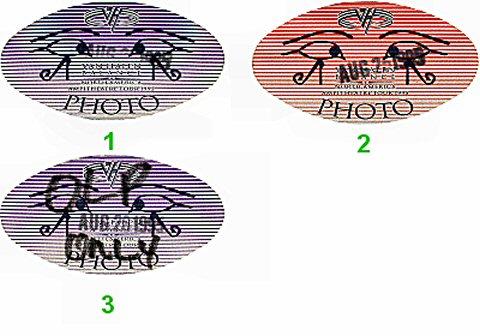 Van Halen Backstage Pass