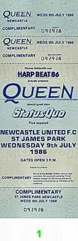 Queen Vintage Ticket