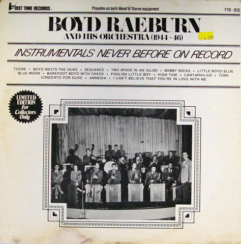 Boyd Raeburn & His Orchestra Vinyl 12"