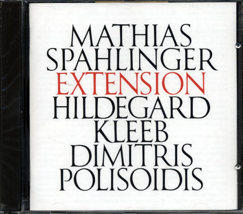 Mathia Spahlinger CD