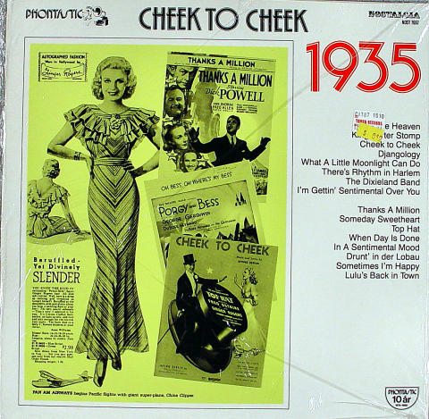 Cheek to Cheek: 1935 Vinyl 12"