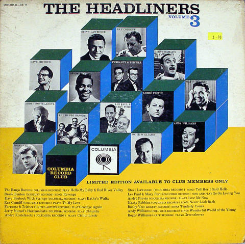 The Headliners Volume 3 Vinyl 12"