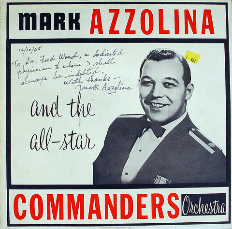 Mark Azzolina And The All-Star Commanders Orchestra Vinyl 12"