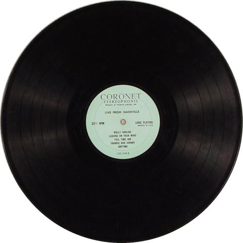 Live From Nashville Vinyl 12"