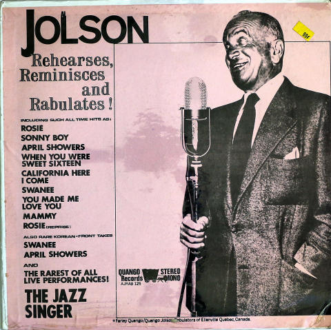 Al Jolson Vinyl 12"