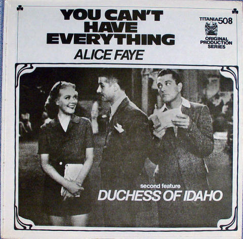 Alice Faye Vinyl 12"