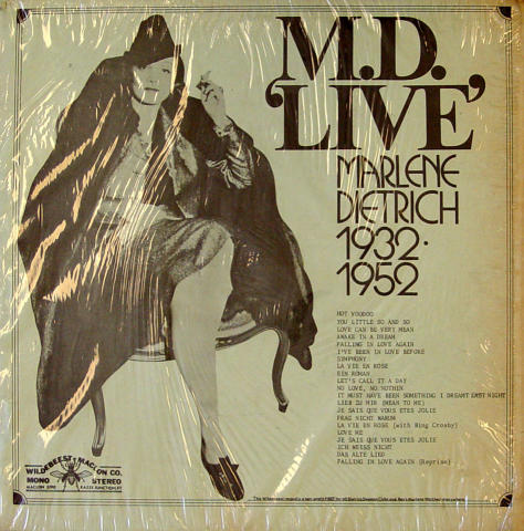 Marlene Dietrich Vinyl 12"
