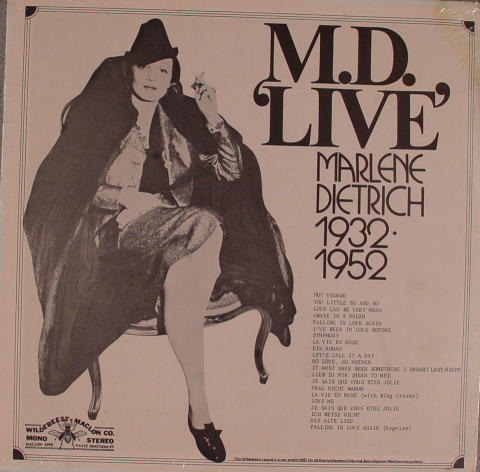 Marlene Dietrich Vinyl 12"
