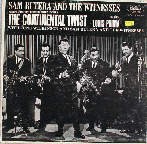Sam Butera And The Witnesses Vinyl 12"