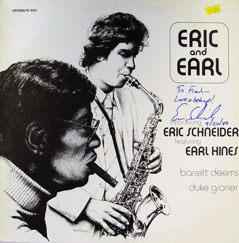 Eric Schneider / Earl Hines Vinyl 12"