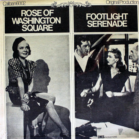 Rose Of Washington Square / Footlight Serenade Vinyl 12"