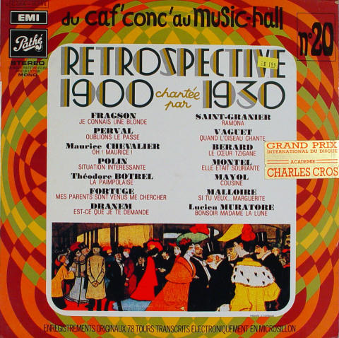 Retrospective 1900 Chartee Par 1930 Vinyl 12"