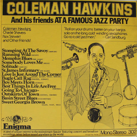 Coleman Hawkins Vinyl 12"