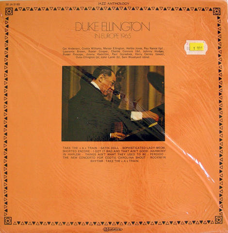 Duke Ellington and His Orchestra Vinyl 12"