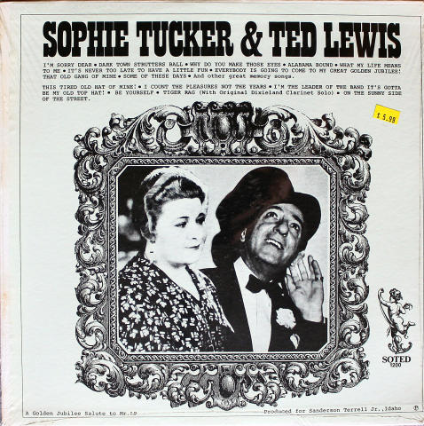 Sophie Tucker & Ted Lewis Vinyl 12"
