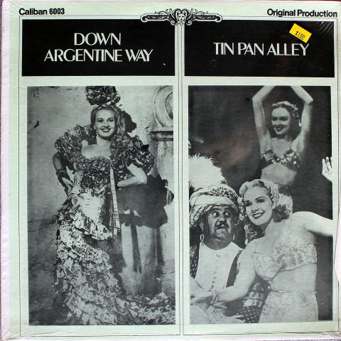 Down Argentine Way / Tin Pan Alley Vinyl 12"
