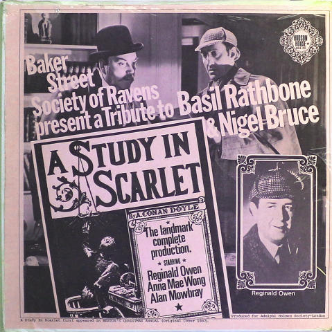 A Study In Scarlet Vinyl 12"