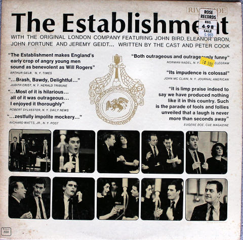The Establishment With The Original London Company Vinyl 12"