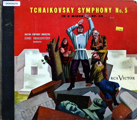 Boston Syphony Orchestra Serge Koussevitzky Conductor Vinyl 12"