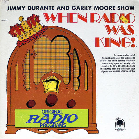 Jimmy Durante And Garry Moore Show Vinyl 12"
