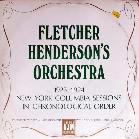 Fletcher Henderson's Orchestra Vinyl 12"
